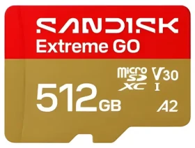 SanDisk Extreme GO microSDXC 512GB / Micro SD karta / 240 MB/s čítanie / 160 MB/s zápis (SDSQXGN-512G-GN6MN)