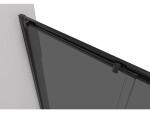 CERANO - Sprchové posuvné dvere Varone POINT Ľ/P - 6 mm - čierna matná, grafitové sklo - 160x195 CER-8050BD7558
