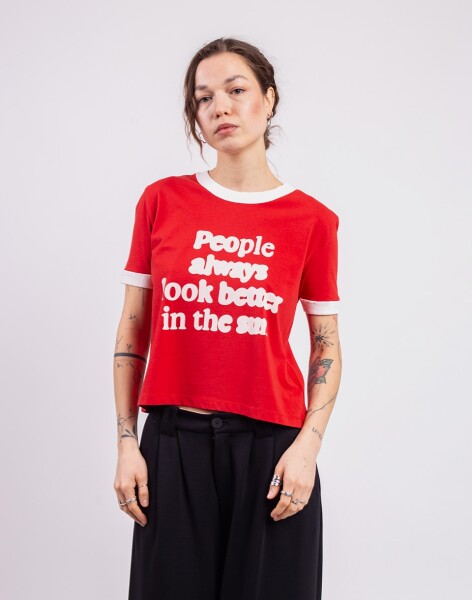 Thinking MU People Red Zowie R Tee RED S