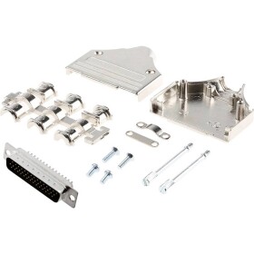MH Connectors MHDM25-HD44MS-K sada D-SUB zásuvková lišta 180 ° Pólov: 25 spájkovaný 1 ks; MHDM25-HD44MS-K