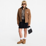 Bunda Carhartt WIP OG Detroit Jacket UNISEX WIP H Brown/ Tobacco Stone Canvas L
