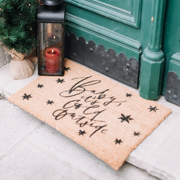 Bella Rose Vianočná rohožka Baby it's cold outside