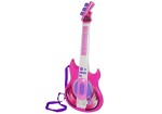 Mamido Gitara s mikrofónom rocková hviezda so zvukom