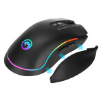 Marvo G942 čierna / herná optická myš / 10000 DPI / RGB / USB / 1.7m (G942)