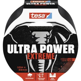 Tesa ULTRA POWER EXTREME 56622-00000-00 inštalačné izolačná páska čierna (d x š) 10 m x 50 mm 1 ks; 56622-00000-00