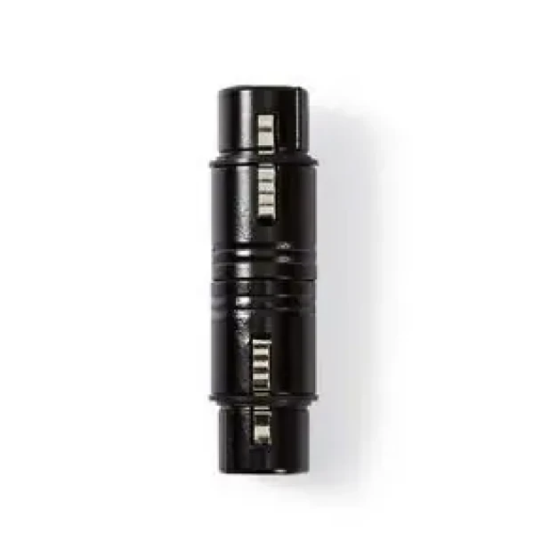 Nedis XLR adaptér čierna / XLR 3-kolíková zástrčka / XLR 3-kolíková zásuvka / poniklované (COTP15920BK)