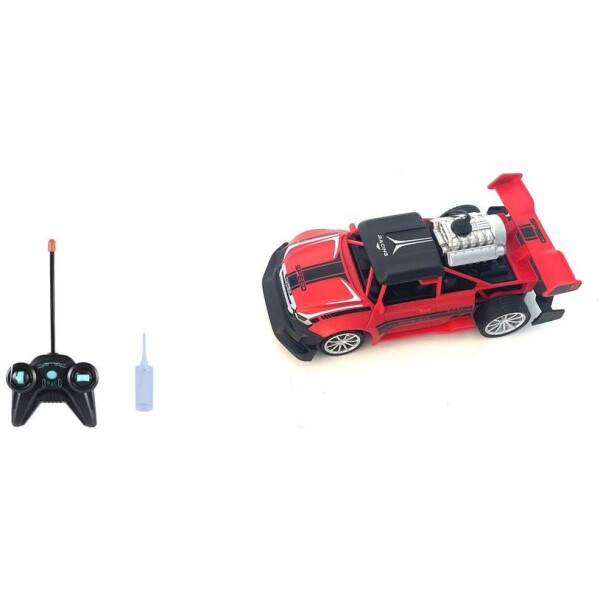 Alltoys Závodné RC auto s efektom dymu červené