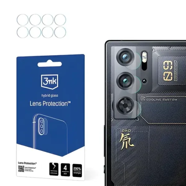 3mk Lens Protection Nubia Red Magic 9 Pro / Sklo na fotoaparát / hybridné sklo / 7H / 4 ks