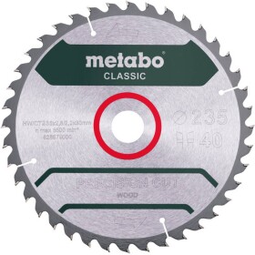 Metabo 628679000 pílový kotúč 235 x 30 x 2 mm Počet zubov (na palec): 40 1 ks; 628679000