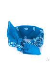 Šatka bandana Art 13014 – Classic Rebel UNI tm.modrá s bílou