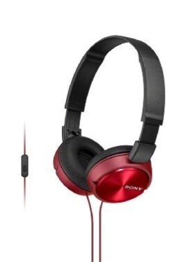 Sony MDR-ZX310AP Červená / Slúchadlá s opaskom / vstavaný mikrofón / 30mm reproduktory / 98 dB (MDRZX310APR.CE7)