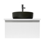 Kúpeľňová skrinka s umývadlom a batériou SAT Evolution 58x30x44, 8 cm biela mat SATEVO60WMDBUC SATEVO60WMDBUC