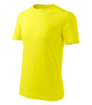 Klasické nové pánske tričko lemon 3XL