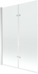 MEXEN - Castor vaňová zástena 2-krídlo 120x150, transparent, chróm 892-120-002-01-00