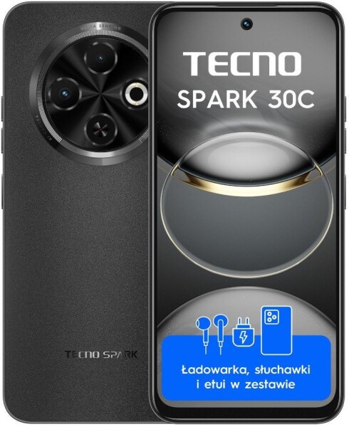 Tecno Spark 30C 6/128GB Czarny (4894947051753)
