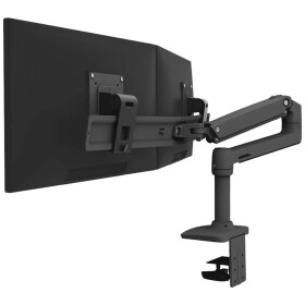 Ergotron LX Dual Arm Direct Desk Mount 2-násobný stolový držiak monitoru 38,1 cm (15) - 63,5 cm (25) výškovo nastaviteľný, otočný, sklápajúci, nakláňací; 45-489-224
