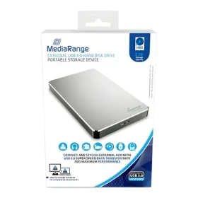 MediaRange MR997 strieborná / Externý HDD / 2 TB / 2,5" / USB 3.0 (MR997)
