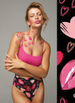 Dámske tangá Kiss Me String Maxi Black Mix - Julimex L černá- MIX barev