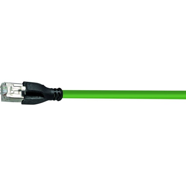 HELU 806550 RJ45 sieťové káble, prepojovacie káble CAT 5e SF/UTP 5.00 m zelená 1 ks; 806550