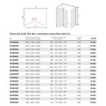 Mereo Sprchovací kút, Novea, obdĺžnik, zalamovací, 120x80 cm, chróm ALU, sklo Číre, dv. ľavé a pevný diel CK11843ZL