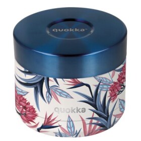 Quokka Whim Food Jar 360ml Blue Garden / Termonádoba na jedlo / nerezová oceľ (8412497401024)