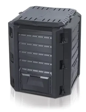 PROSPERPLAST Kompostér COMPOGREEN čierna / 380l / 72 x 72 x 82.6 cm (IKST380C-S411)
