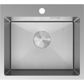 MEXEN - Solix oceľový drez 1-bowl 500 x 450 mm, nerez HC 6402501000-01HC