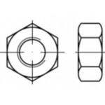 TOOLCRAFT TO-5435436 šesťhranné matice M24 25 ks; TO-5435436