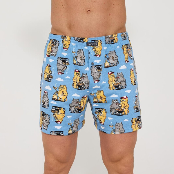 Boxerky Cornette Classic 011/184 3XL-5XL Modrá 3xl