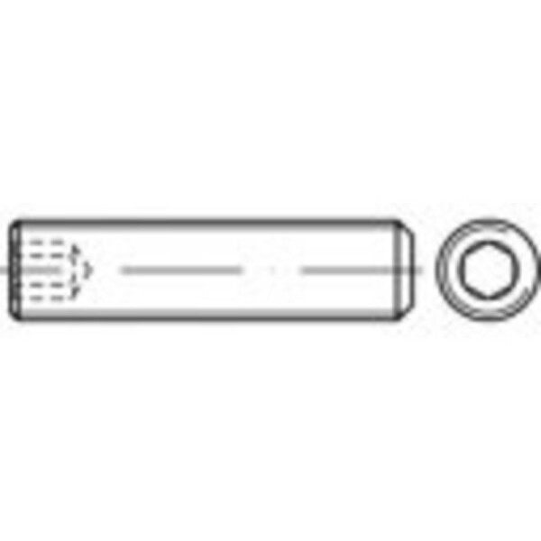 TOOLCRAFT TO-5369682 závitový kolík M6 20 mm nerezová ocel A1, A2 25 ks; TO-5369682