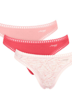SLOGGI GO CRUSH STRING NOHAVIČKY 3PACK M005 směs barev M