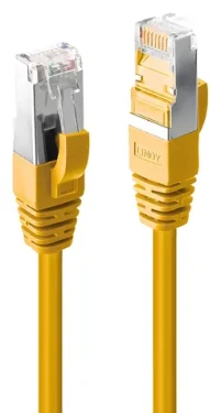 Lindy S/FTP Cat6 0,5m žlutá / Patch kabel / RJ45-RJ45 / LSZH (45980)