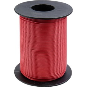 Donau Elektronik 119-10 opletenie / lanko, 1 x 0.14 mm², červená, 100 m; 119-10