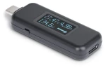 StarTech USB-C Power Tester 240W čierna / Tester napätia a prúdu / USB-C / LCD displej (USBC-PWRTESTER)