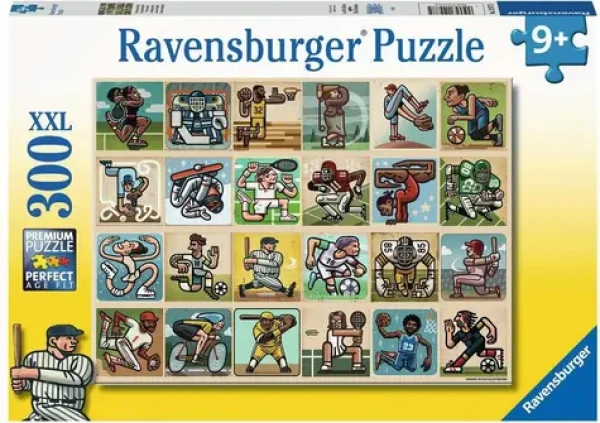 Ravensburger Puzzle Úžasní športovci XXL