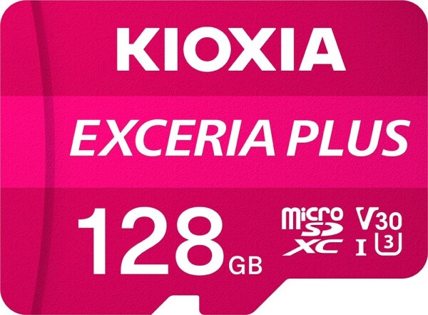 Kioxia Exceria Plus MicroSDXC 128 GB Class 10 UHS-I/U3 A1 V30 (LMPL1M128GG2)