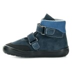 Jonap Jerry tmavo modrá slim celoročné členkové barefoot topánky 28 EUR