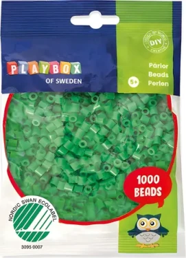 PLAYBOX Zažehľovacie korálky zelené
