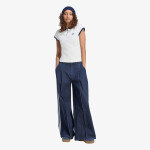Kalhoty adidas Denim Pleats Wide Leg Indigo Denim 26/32
