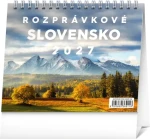 NOTIQUE Pohádkové Slovensko 2027 / Stolný kalendár / týždenný / 16,5 x 13 cm