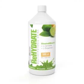 Iónový nápoj ReHydrate - GymBeam (zelený čaj s limetkou, 1000 ml) (28095-7-greentealime)