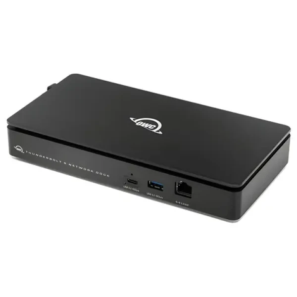 OWC Thunderbolt 5 Dual Network Dock čierna / Dokovacia stanica / Thunderbolt 5 / 3x RJ-45 / 3x USB-A / USB-C (OWCTB5DK11PD210G)
