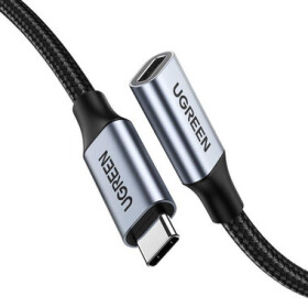 Ugreen US372 Kábel USB-C 3.1 Gen2 (M) - USB-C 3.1 Gen2 (F) 1m čierna / 100W / 4K (6957303832057)