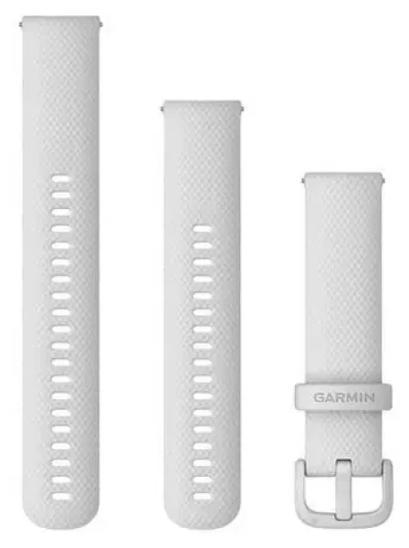 Garmin Silikónový remienok Quick Release 20 biela / Remienok / silikónový / 20 mm / biela pracka (010-13021-01)