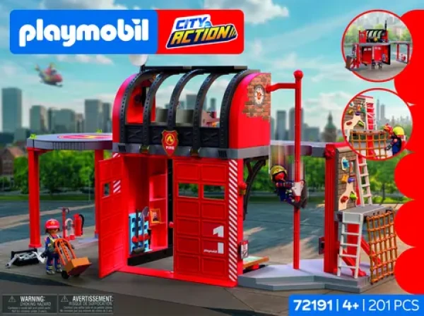 Playmobil Fire 72191 Veľká hasičská stanica