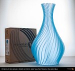 PLA Crystal Clear Iceland Blue 1,75 mm 1 kg Fillamentum