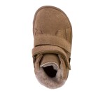 Detské zimné barefoot topánky ZERU TEX FURRY Beige Froddo G2110151-8 - 35