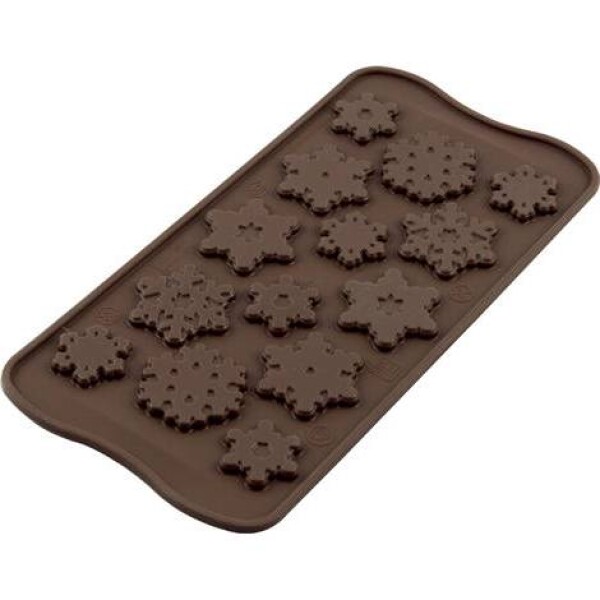 Silicone form for chocolate – snowflakes - Silikomart - Silikomart