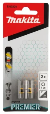 Makita E-03224 Impact Premier Súprava bitov T25x 25 mm 2 ks (E-03224)