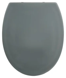 Spirella HARRY WC doska tmavosivá / soft-close / Easy Clip / polypropylén
